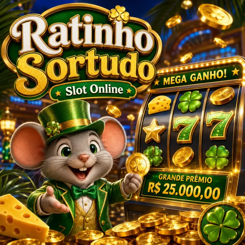 Banner com bônus de boas-vindas para jogar Ratinho Sortudo no cassino online.webp